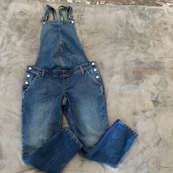 GAP Denim - Gap Maternity Overalls Jeans Women's size MEDIUM